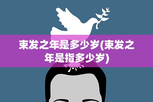 束发之年是多少岁(束发之年是指多少岁)