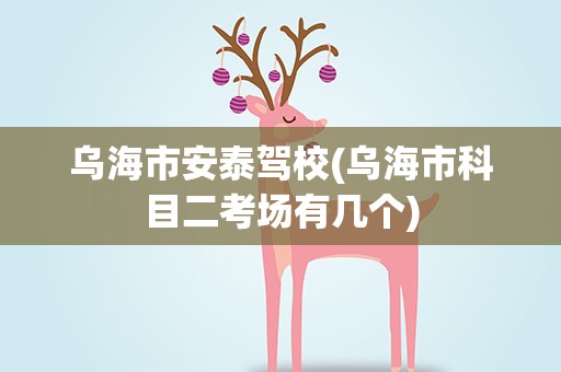 乌海市安泰驾校(乌海市科目二考场有几个)