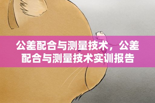 公差配合与测量技术，公差配合与测量技术实训报告