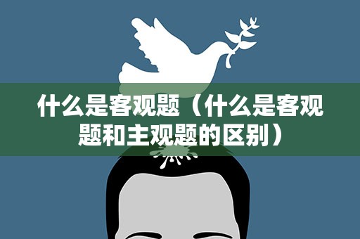 什么是客观题（什么是客观题和主观题的区别）