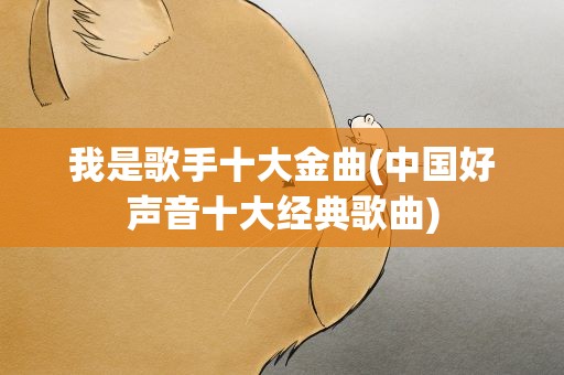 我是歌手十大金曲(中国好声音十大经典歌曲)