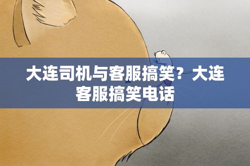 大连司机与客服搞笑？大连客服搞笑电话